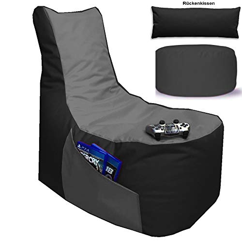 Sitzsack 3er-Set Big Gamer Sessel