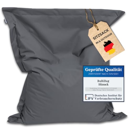 BuBiBag XXL Sitzsack, Outdoor Sitzsäcke für Kinder und Erwachsene, Bodenkissen Beanbag Fatboy...*